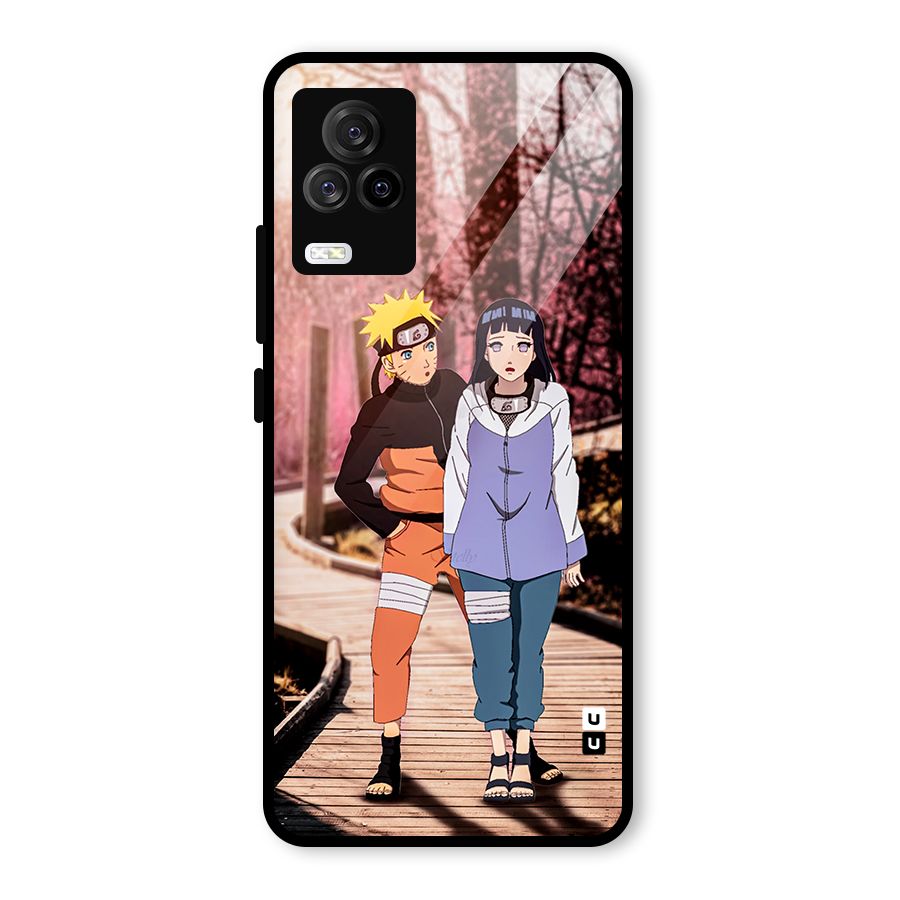 Hinata Annoyed Glass Back Case for Vivo iQOO 7 Legend 5G