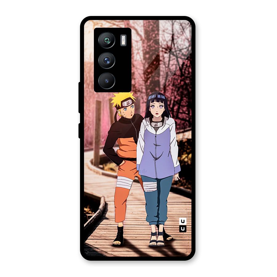 Hinata Annoyed Glass Back Case for Vivo iQOO 9 SE
