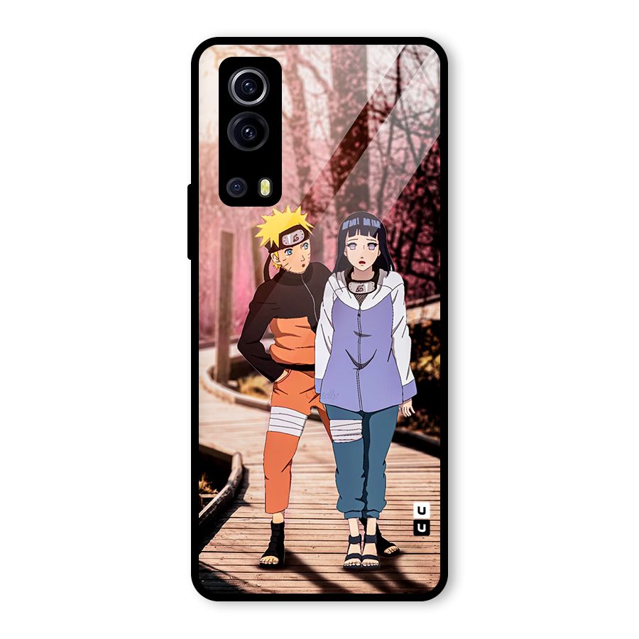Hinata Annoyed Glass Back Case for Vivo iQOO Z3