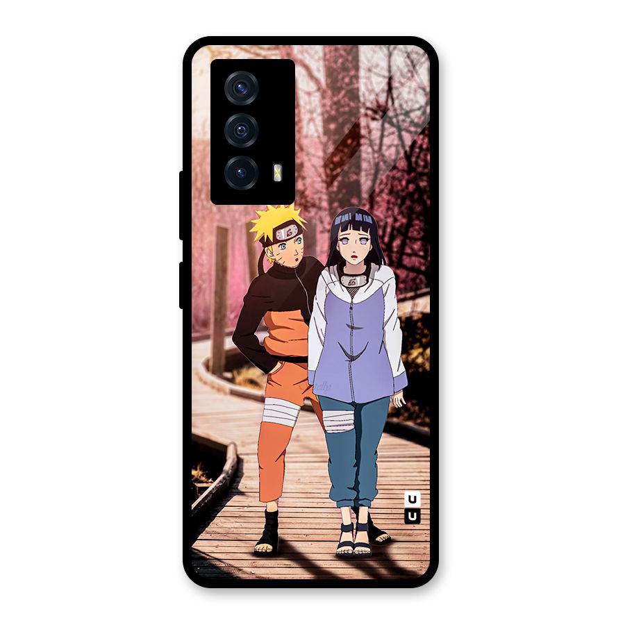 Hinata Annoyed Glass Back Case for Vivo iQOO Z5