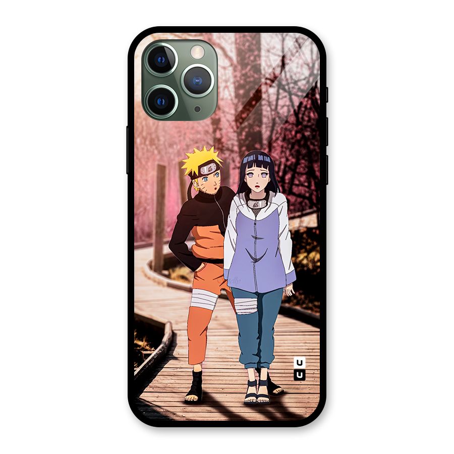 Hinata Annoyed Glass Back Case for iPhone 11 Pro