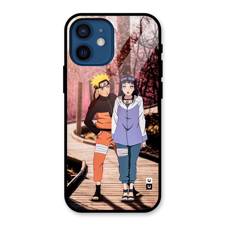 Hinata Annoyed Glass Back Case for iPhone 12 Mini
