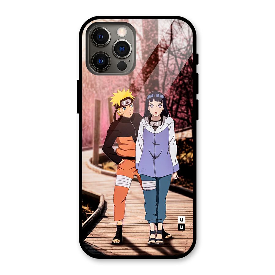 Hinata Annoyed Glass Back Case for iPhone 12 Pro
