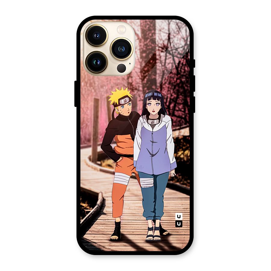 Hinata Annoyed Glass Back Case for iPhone 13 Pro Max