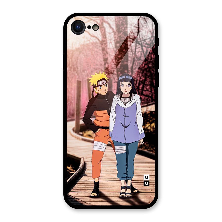 Hinata Annoyed Glass Back Case for iPhone 7
