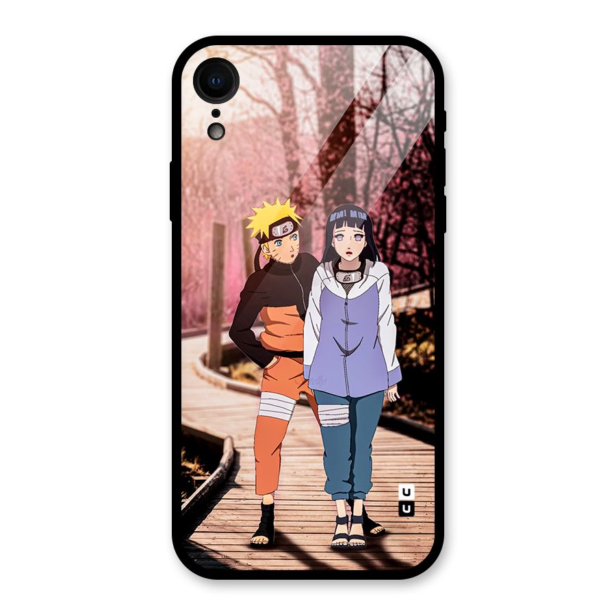 Hinata Annoyed Glass Back Case for iPhone XR