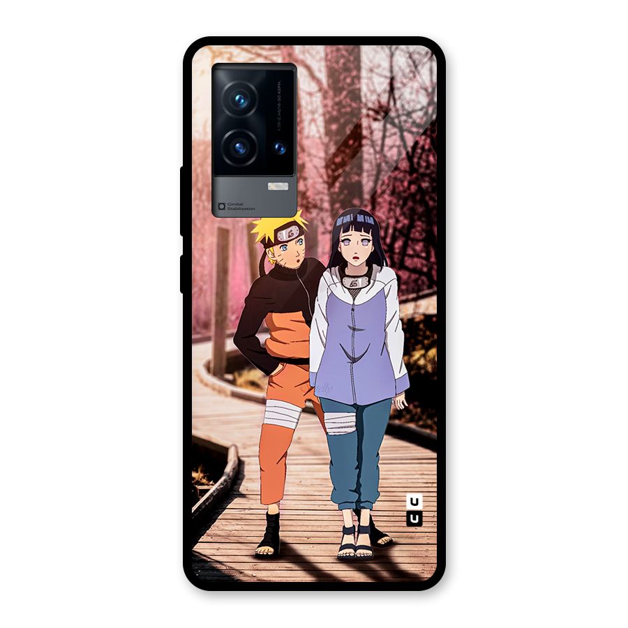 Hinata Annoyed Glass Back Case for iQOO 9 5G
