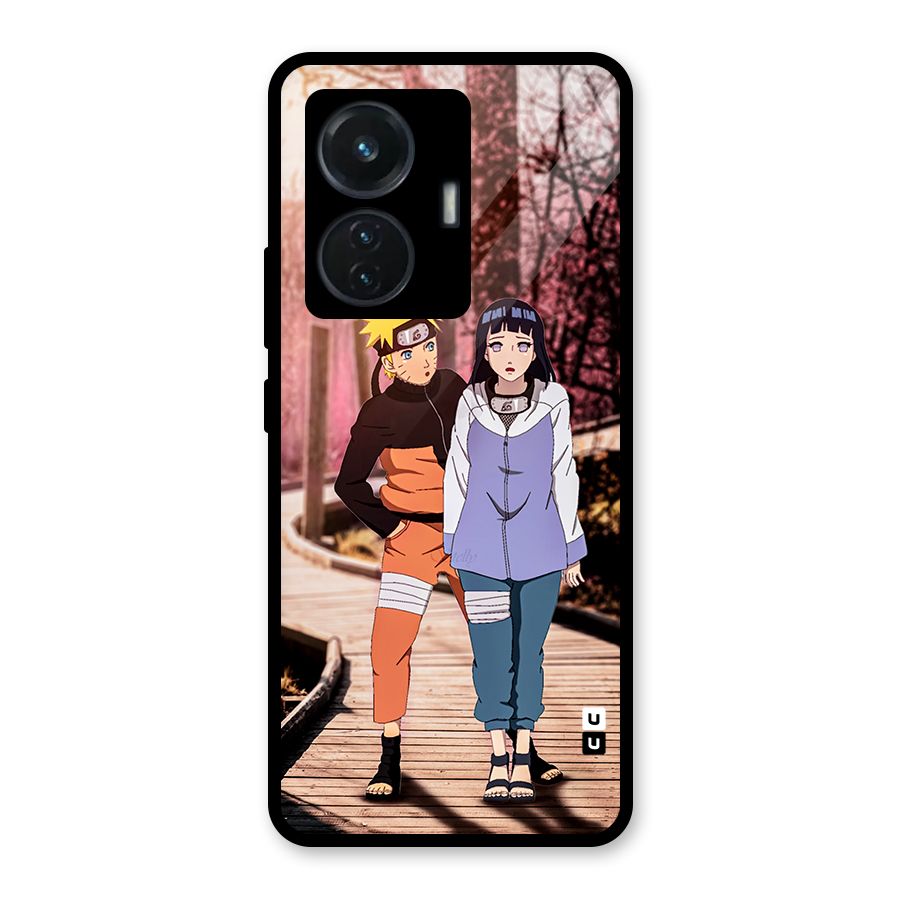 Hinata Annoyed Glass Back Case for iQOO Z6 44W