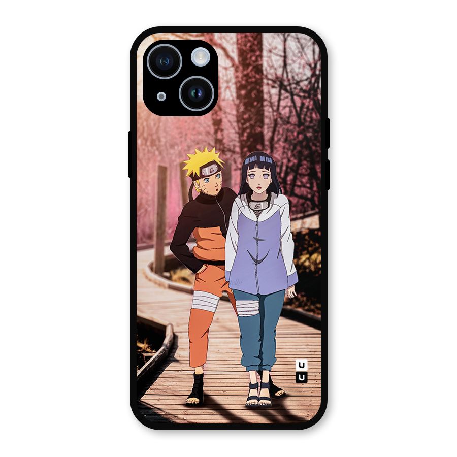 Hinata Annoyed Metal Back Case for iPhone 14