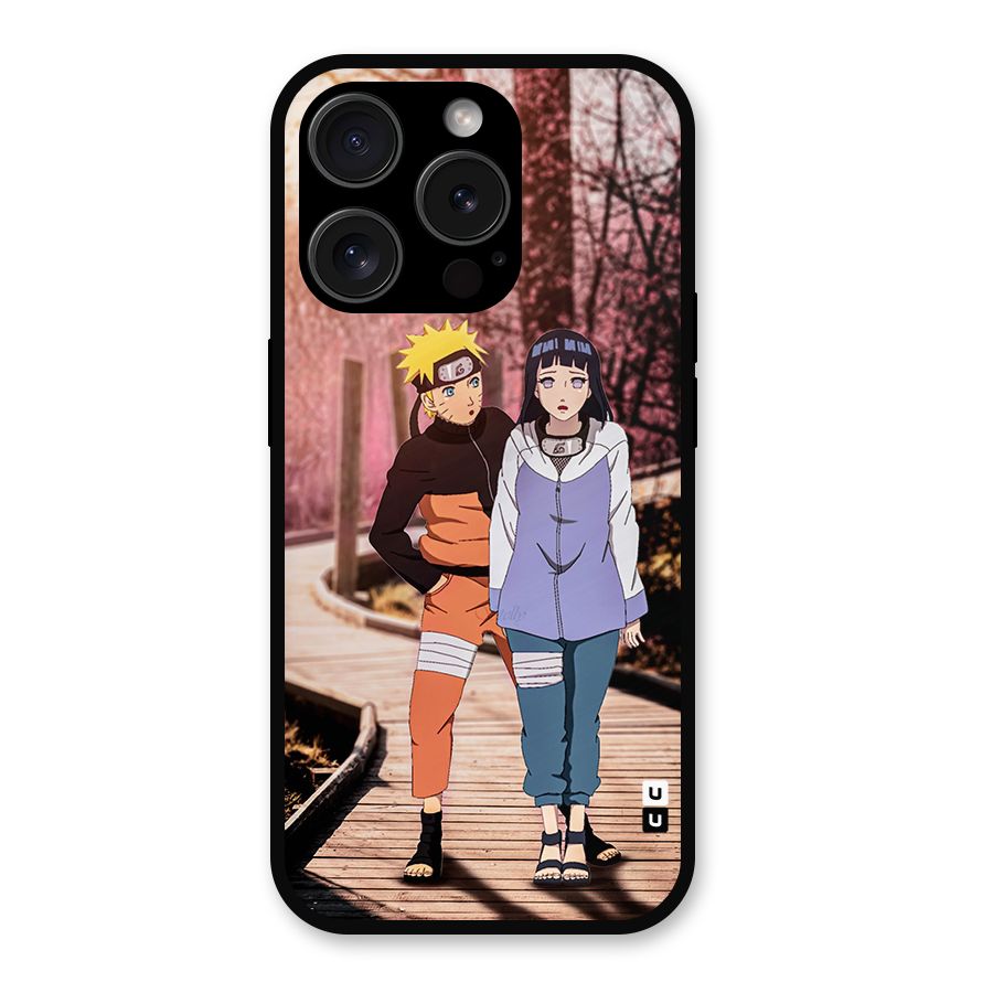 Hinata Annoyed Metal Back Case for iPhone 15 Pro