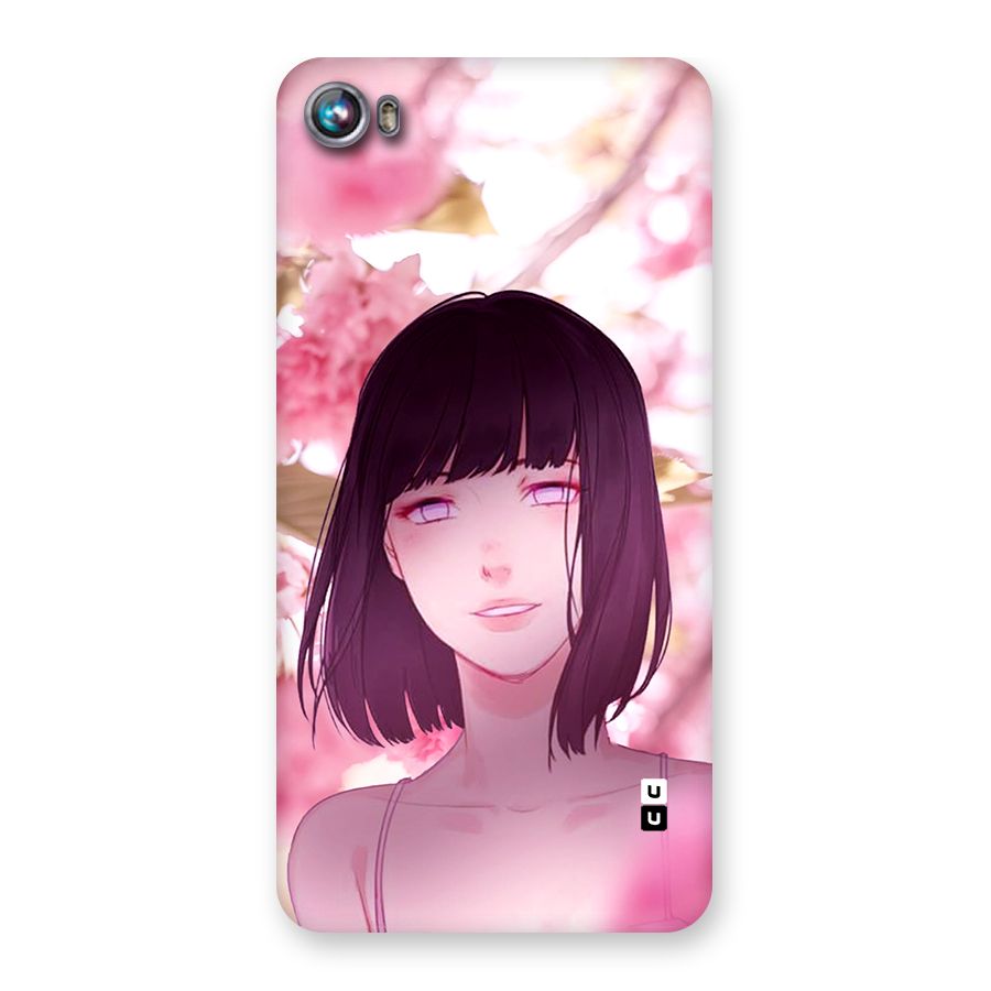 Hinata Floral Back Case for Canvas Fire 4 (A107)