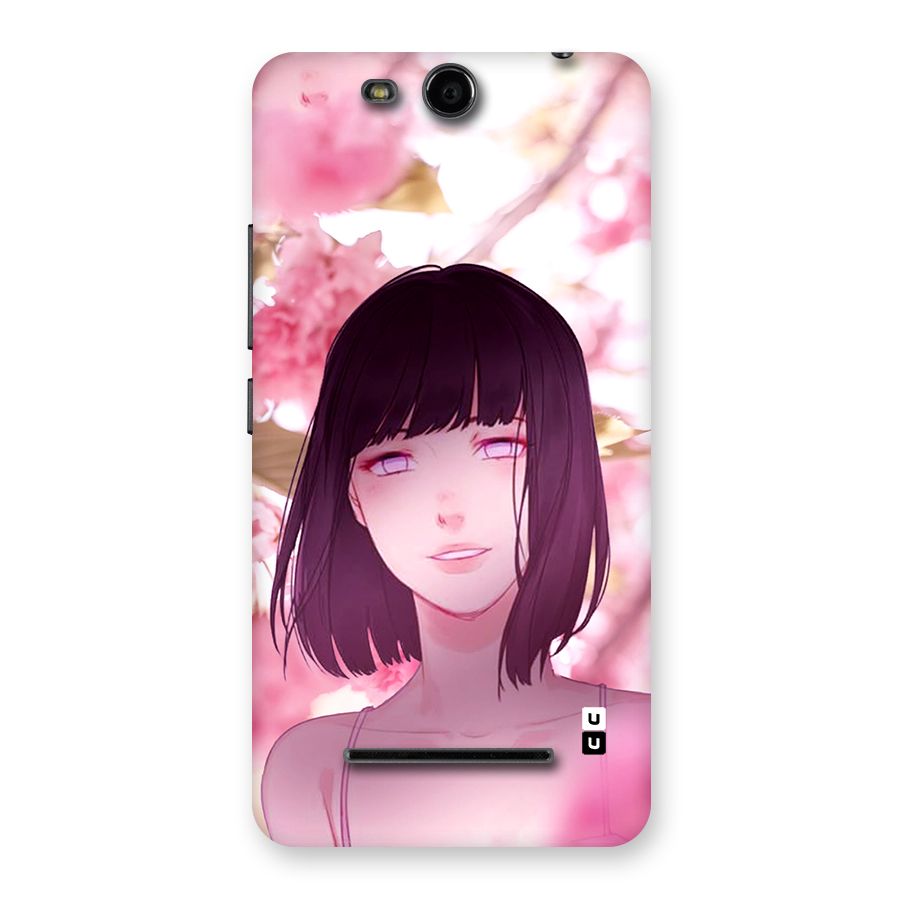 Hinata Floral Back Case for Canvas Juice 3 Q392