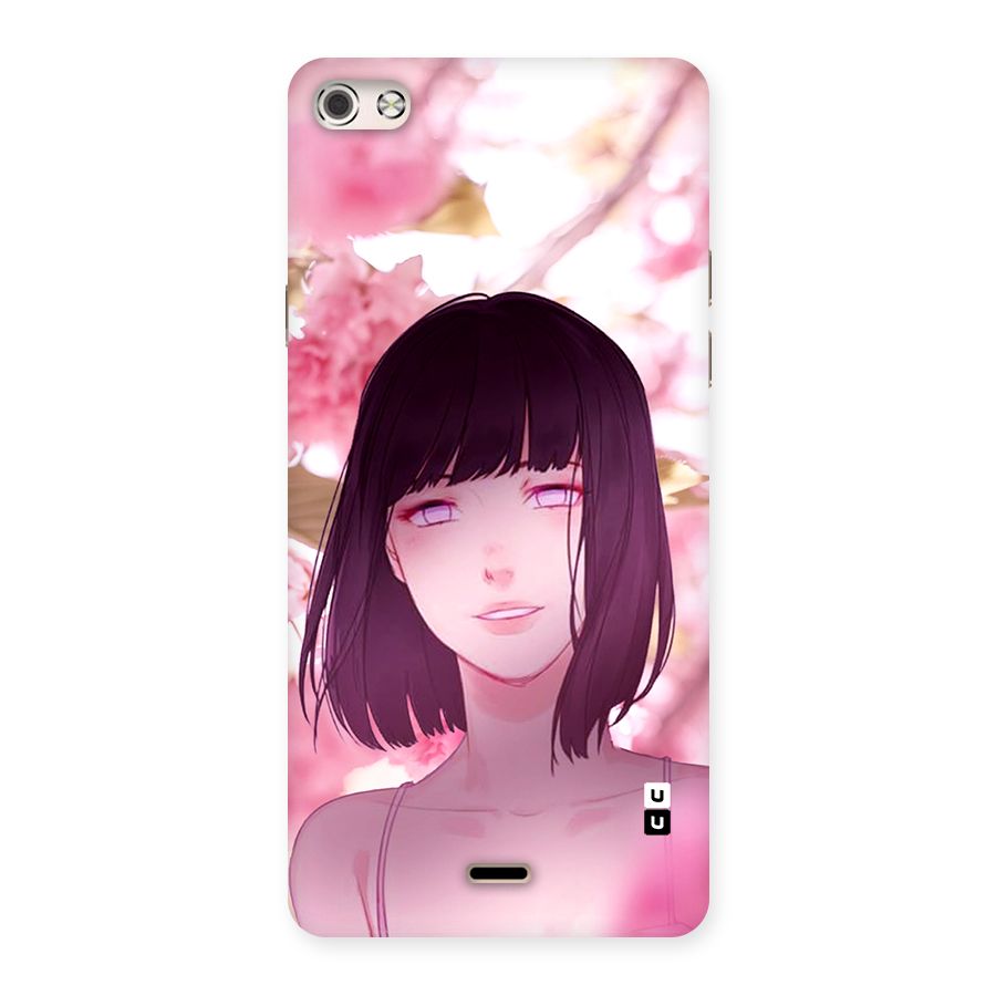 Hinata Floral Back Case for Canvas Silver 5