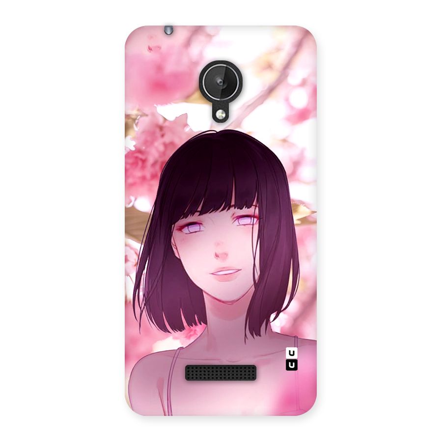 Hinata Floral Back Case for Canvas Spark Q380