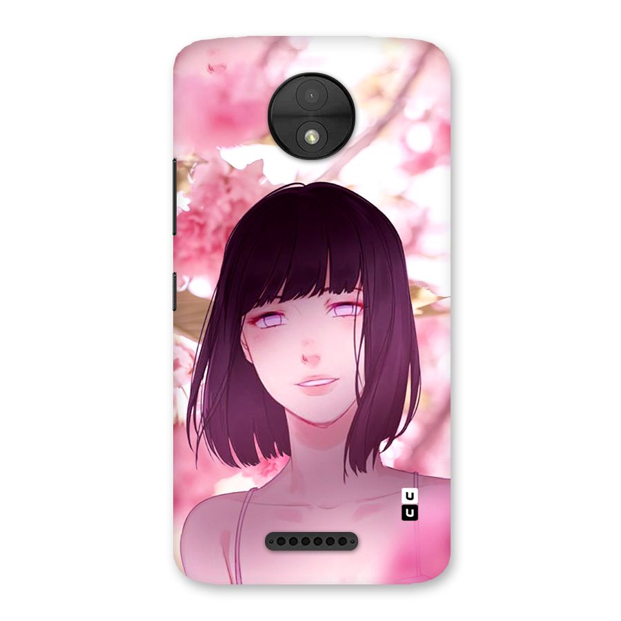 Hinata Floral Back Case for Moto C