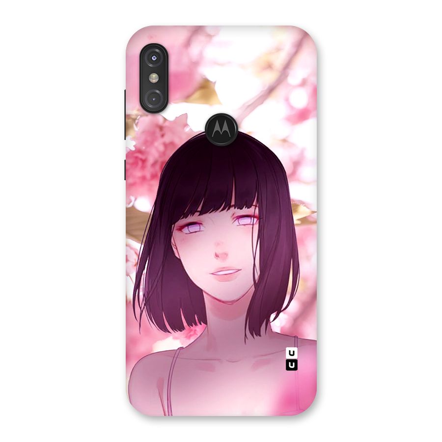 Hinata Floral Back Case for Motorola One Power