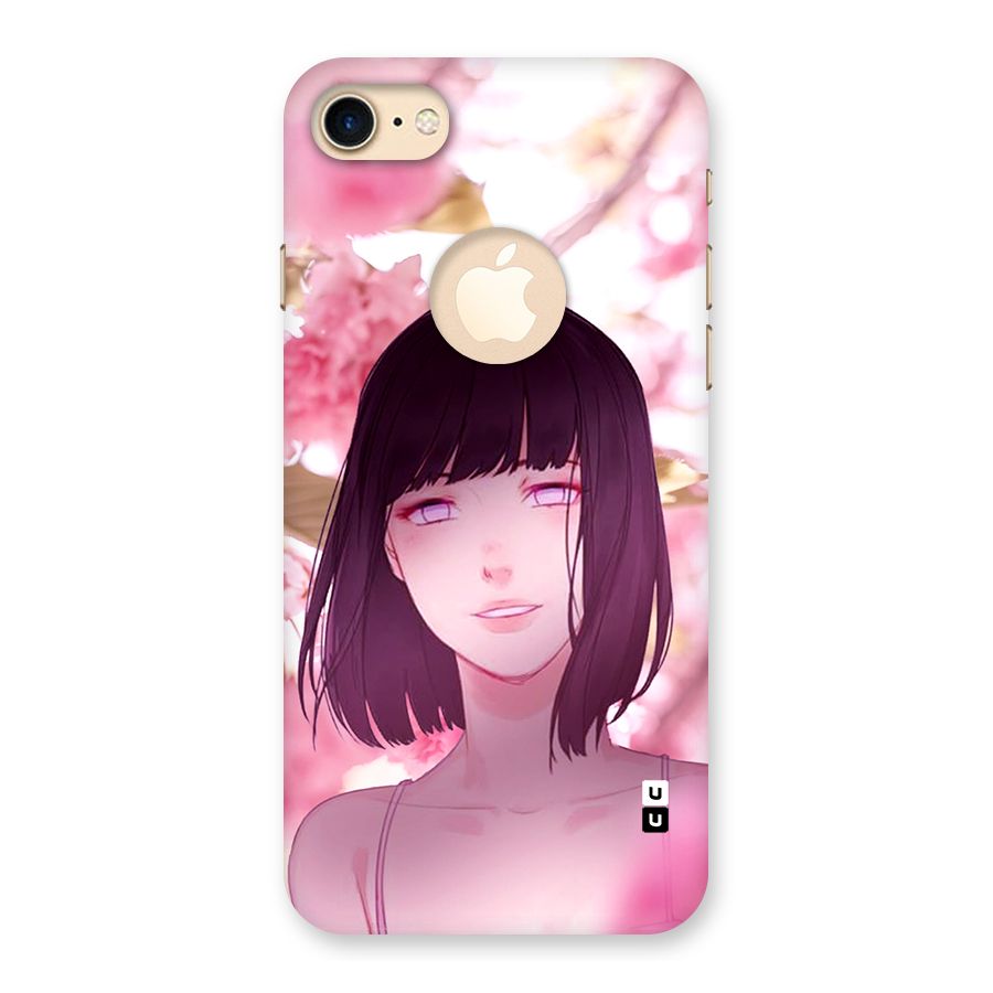 Hinata Floral Back Case for iPhone 7 Logo Cut