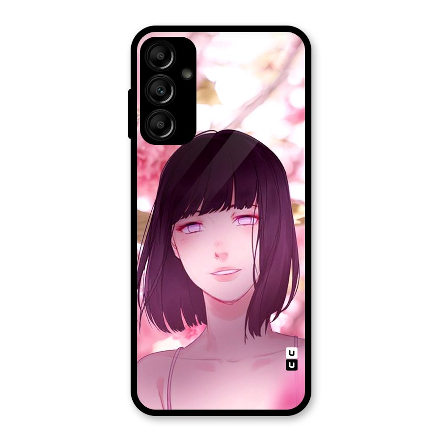 Hinata Floral Glass Back Case for Galaxy A14 5G