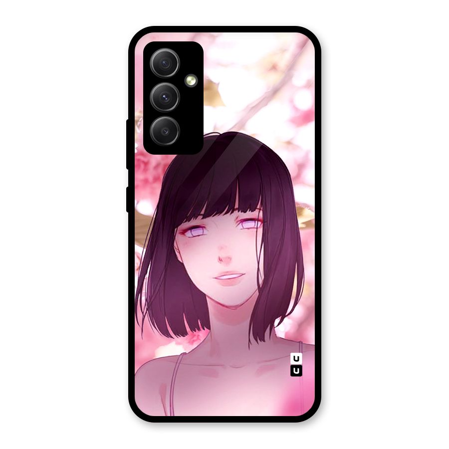 Hinata Floral Glass Back Case for Galaxy A34