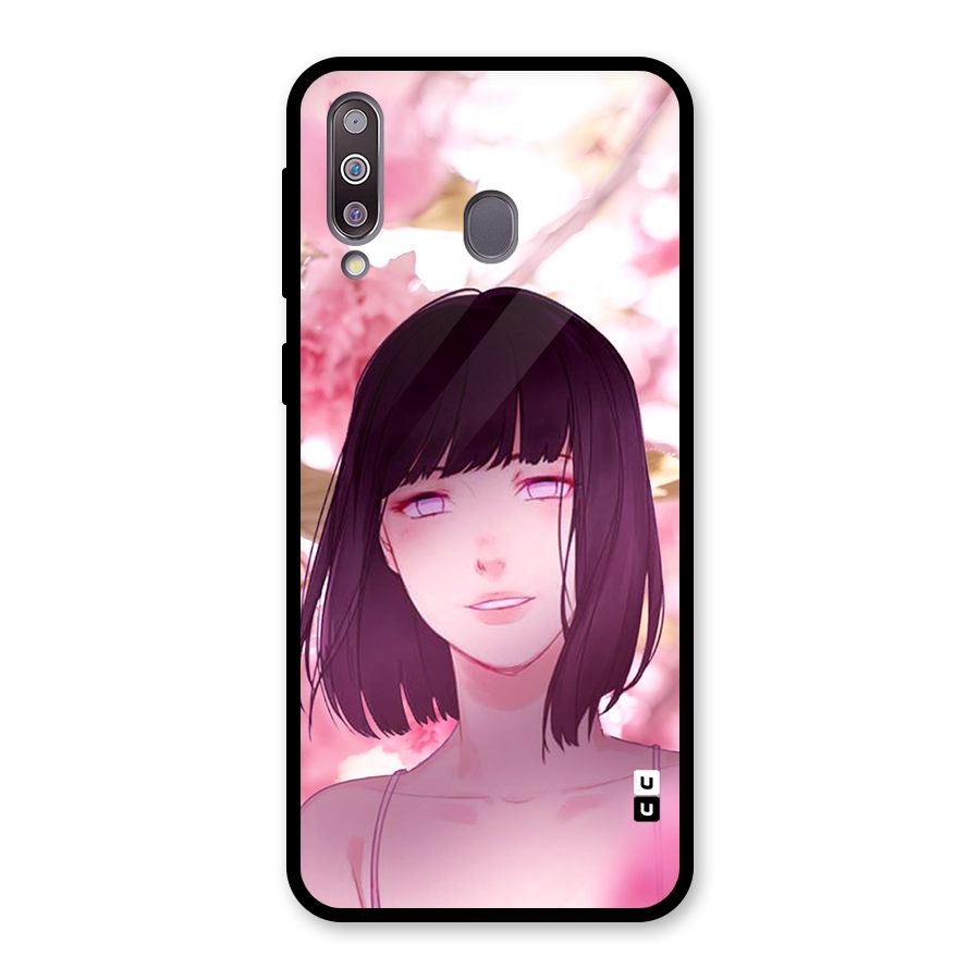 Hinata Floral Glass Back Case for Galaxy M30