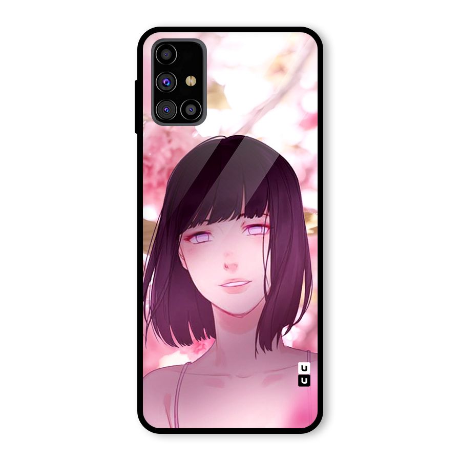 Hinata Floral Glass Back Case for Galaxy M31s