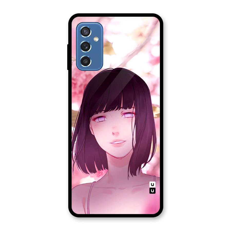 Hinata Floral Glass Back Case for Galaxy M52 5G