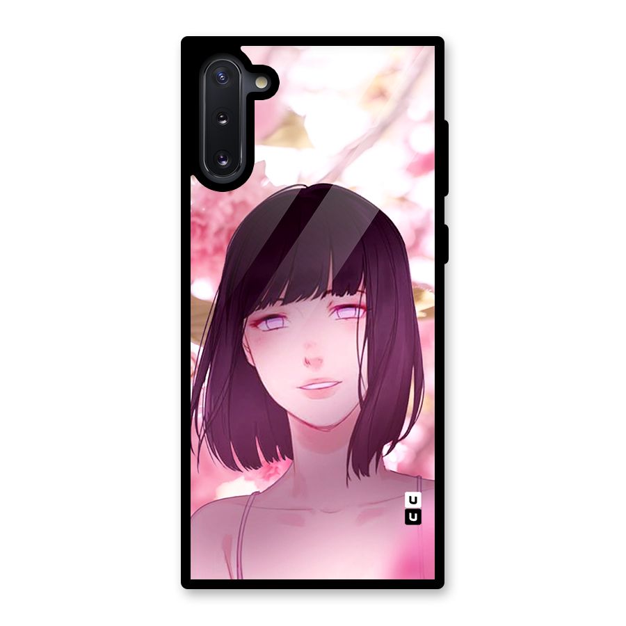 Hinata Floral Glass Back Case for Galaxy Note 10