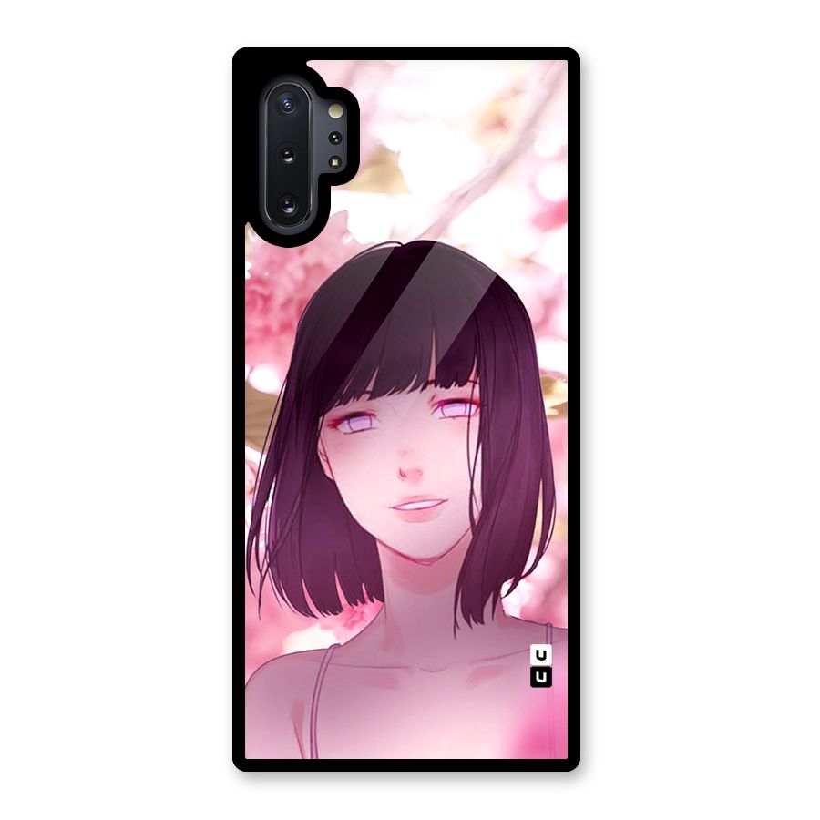 Hinata Floral Glass Back Case for Galaxy Note 10 Plus