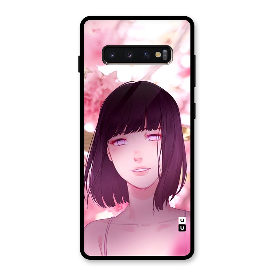 Hinata Floral Glass Back Case for Galaxy S10 Plus