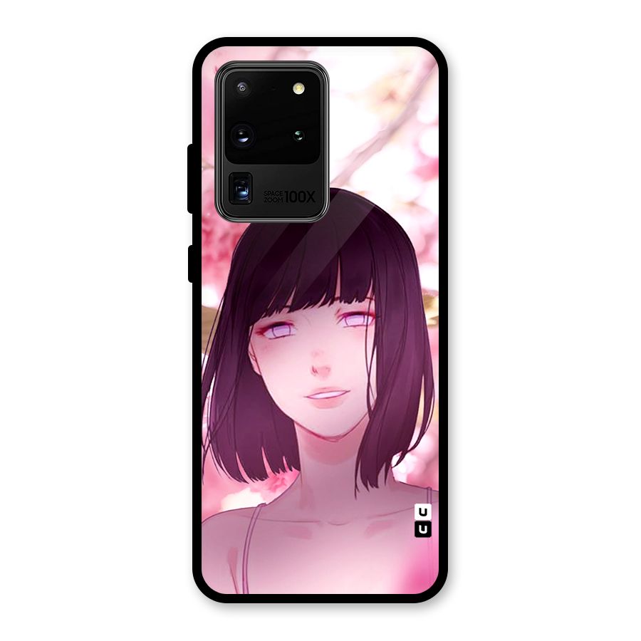 Hinata Floral Glass Back Case for Galaxy S20 Ultra
