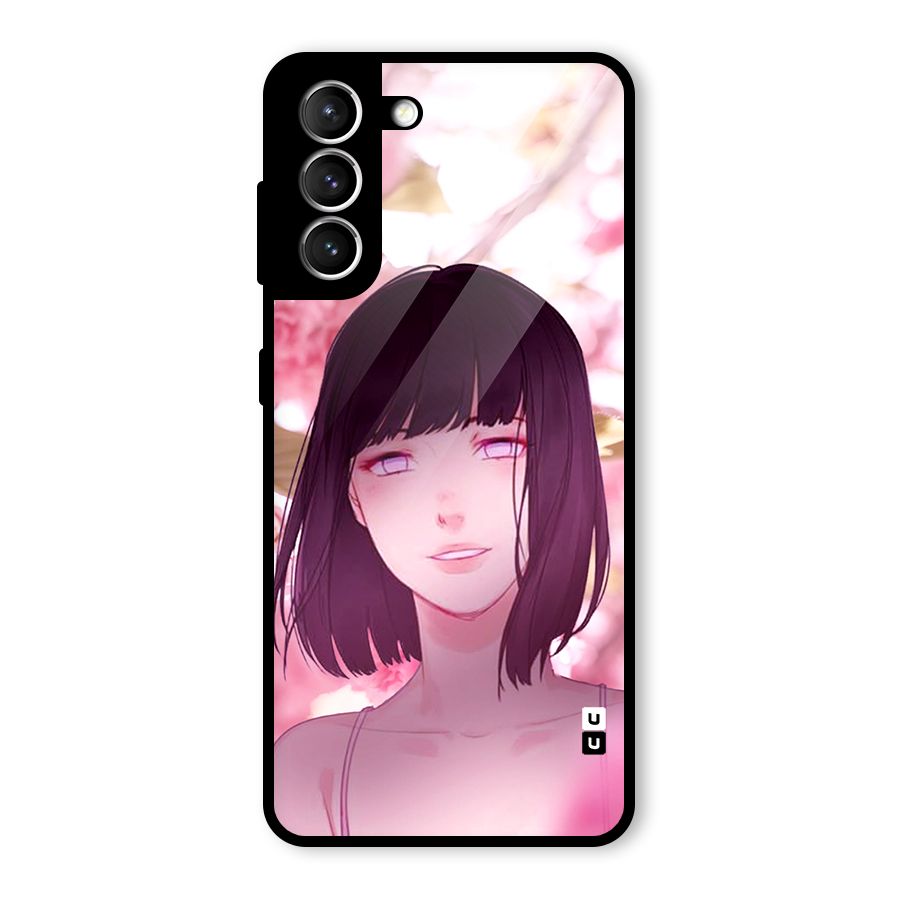Hinata Floral Glass Back Case for Galaxy S21 5G