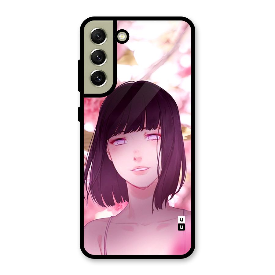 Hinata Floral Glass Back Case for Galaxy S21 FE 5G