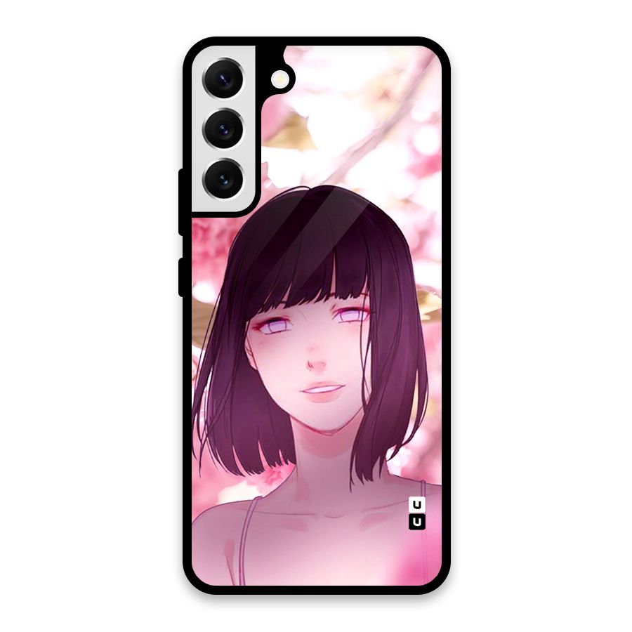 Hinata Floral Glass Back Case for Galaxy S22 Plus 5G