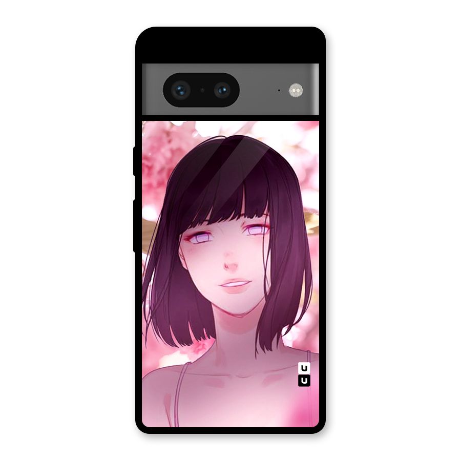 Hinata Floral Glass Back Case for Google Pixel 7