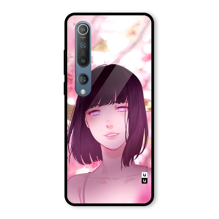 Hinata Floral Glass Back Case for Mi 10