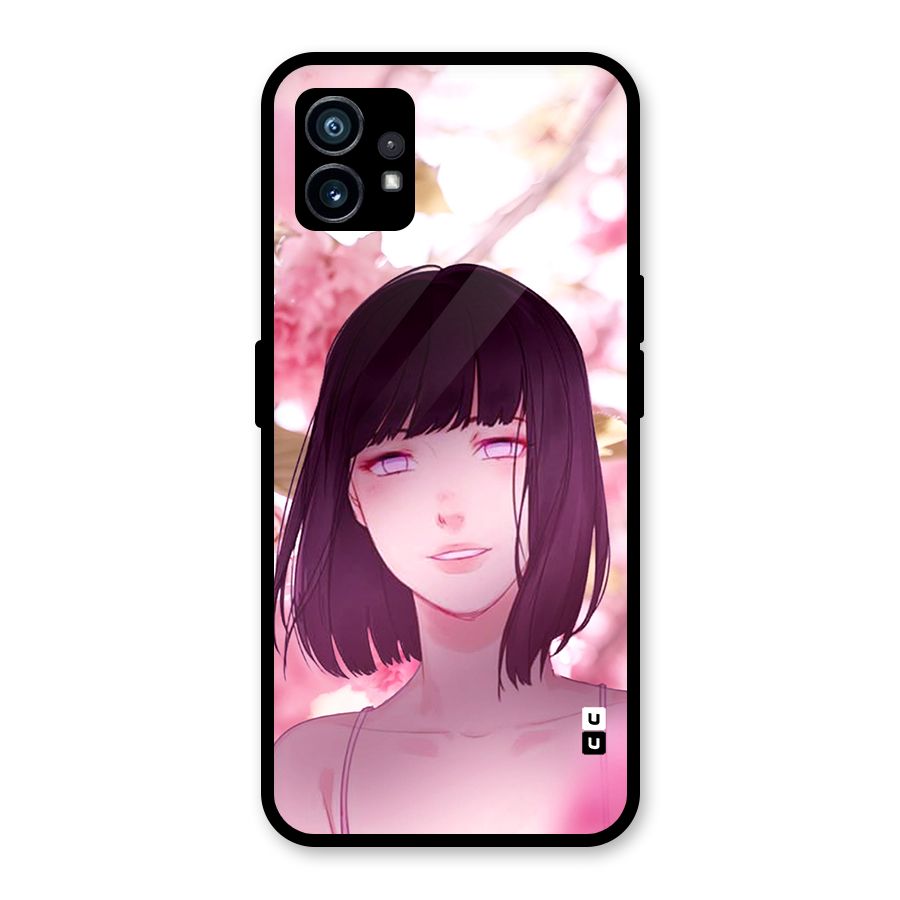 Hinata Floral Glass Back Case for Nothing Phone 1