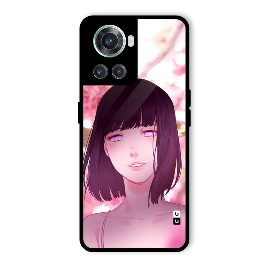 Hinata Floral Glass Back Case for OnePlus 10R