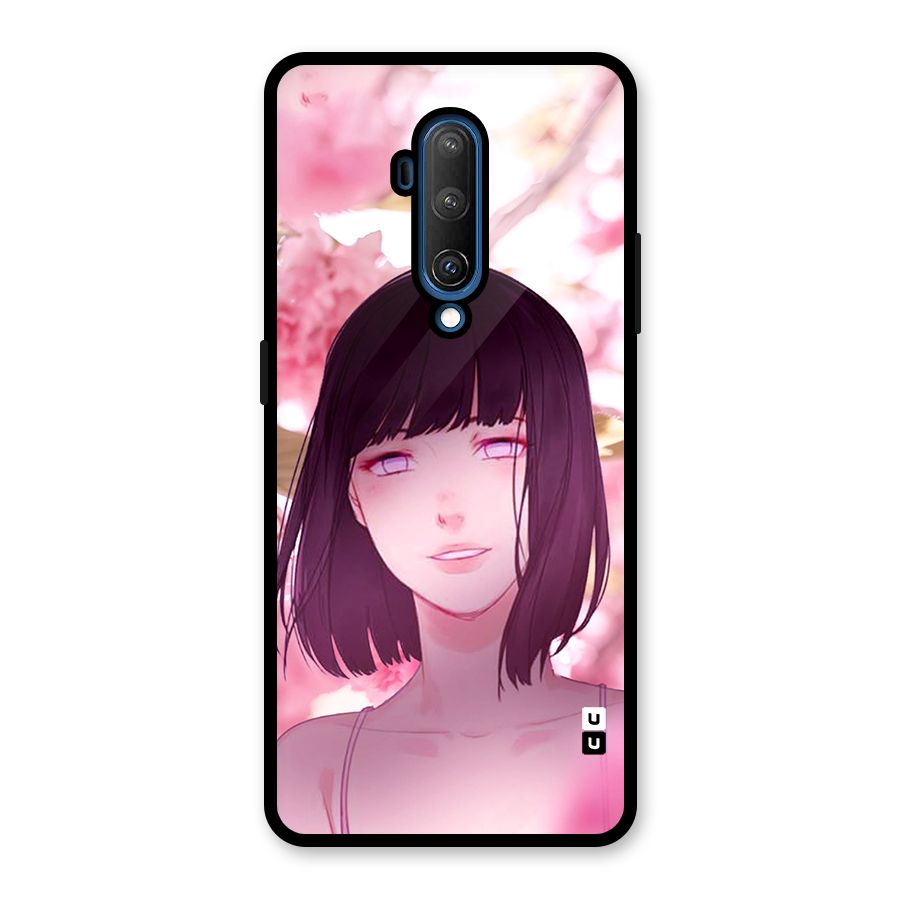Hinata Floral Glass Back Case for OnePlus 7T Pro