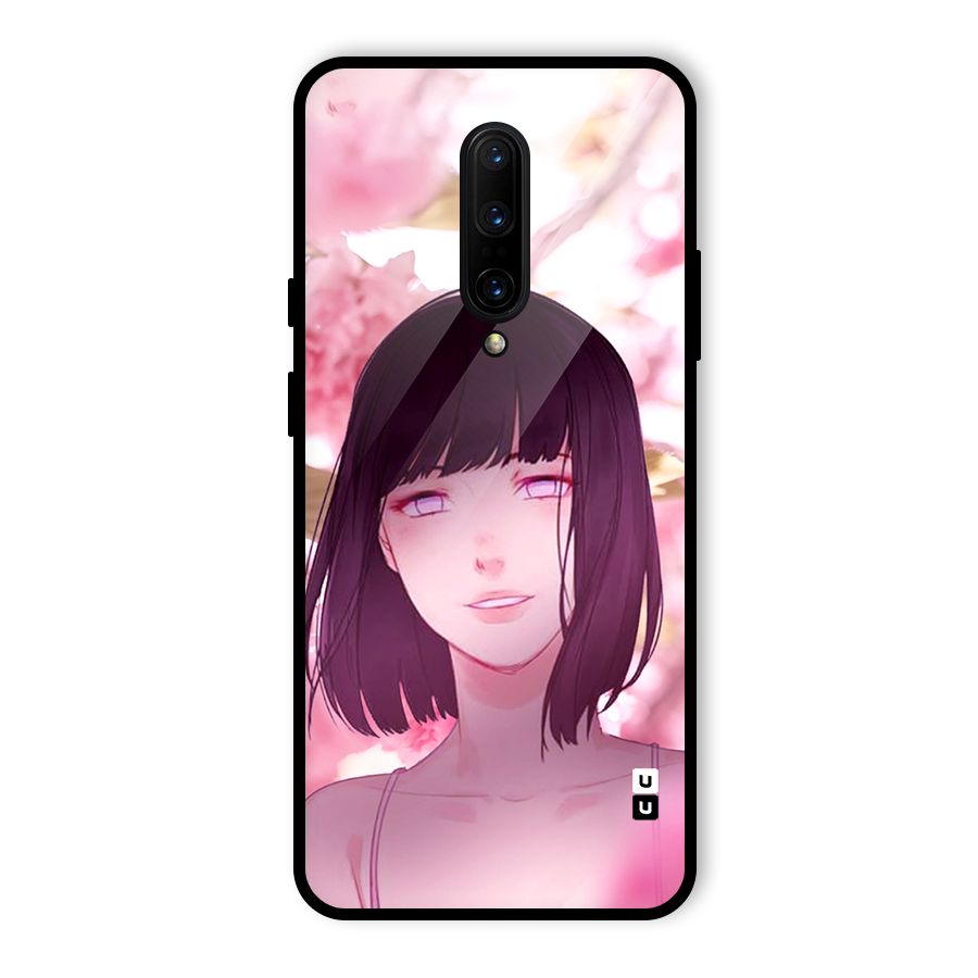 Hinata Floral Glass Back Case for OnePlus 7 Pro