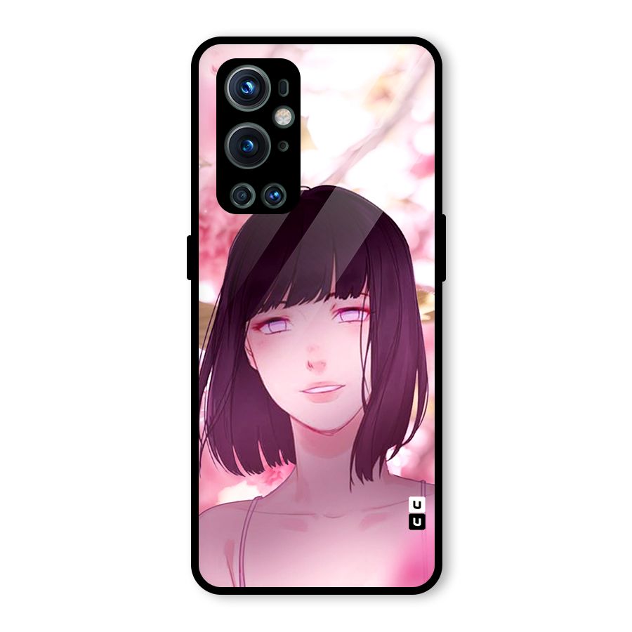 Hinata Floral Glass Back Case for OnePlus 9 Pro