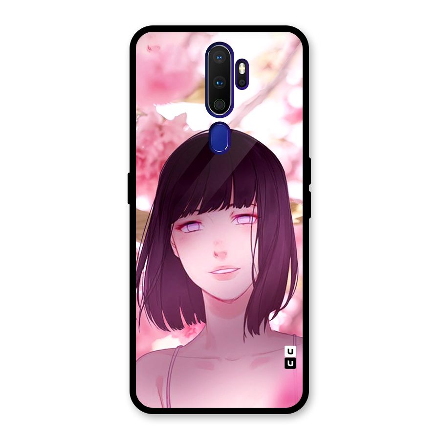 Hinata Floral Glass Back Case for Oppo A9 (2020)
