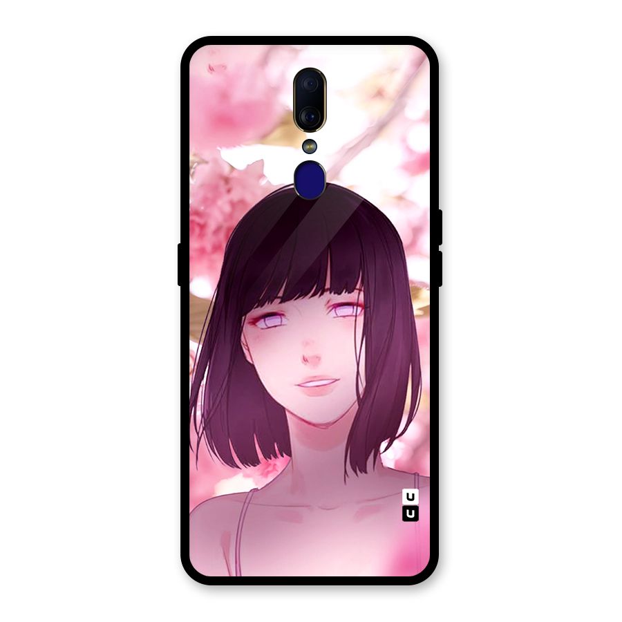 Hinata Floral Glass Back Case for Oppo F11