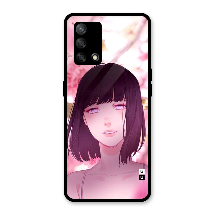 Hinata Floral Glass Back Case for Oppo F19