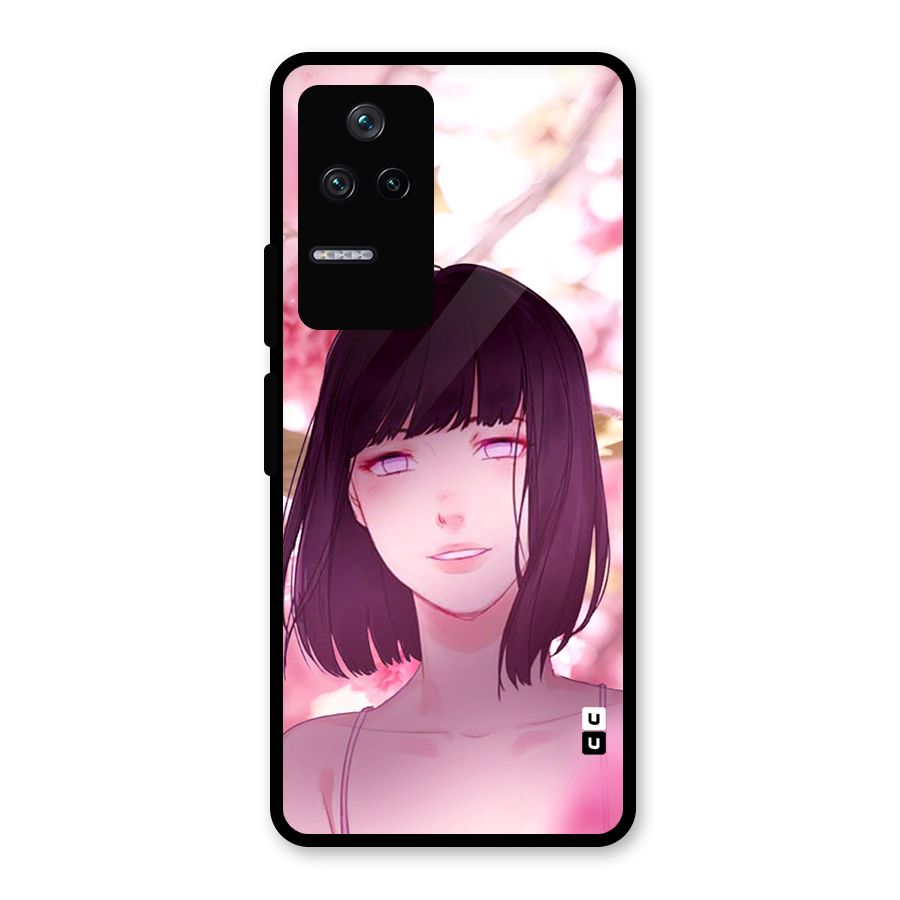 Hinata Floral Glass Back Case for Poco F4 5G
