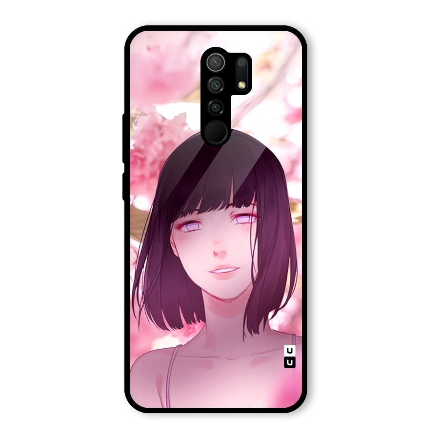 Hinata Floral Glass Back Case for Poco M2