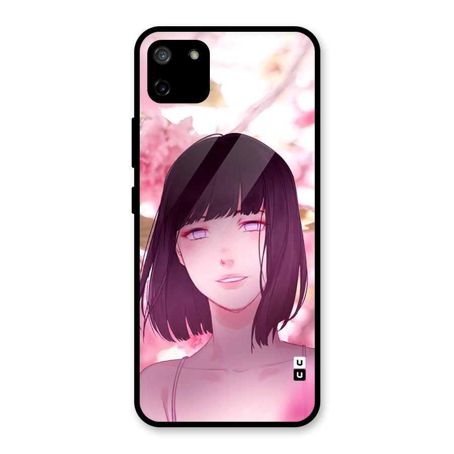 Hinata Floral Glass Back Case for Realme C11