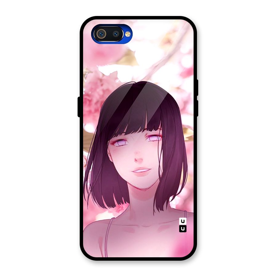 Hinata Floral Glass Back Case for Realme C2