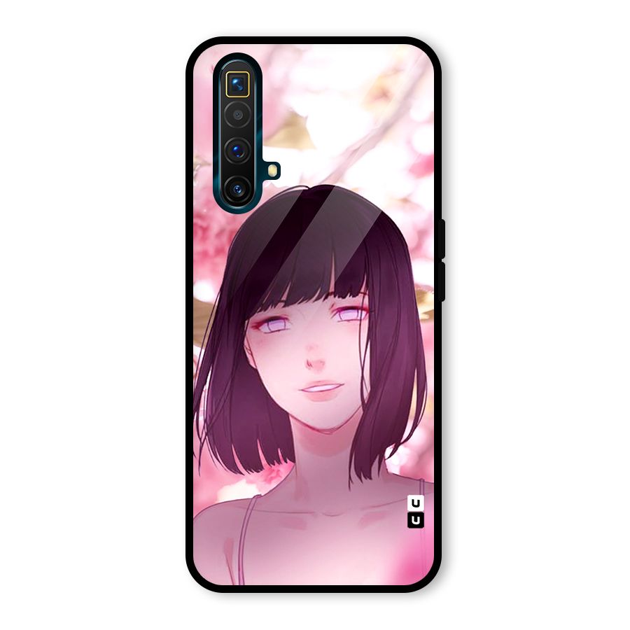 Hinata Floral Glass Back Case for Realme X3