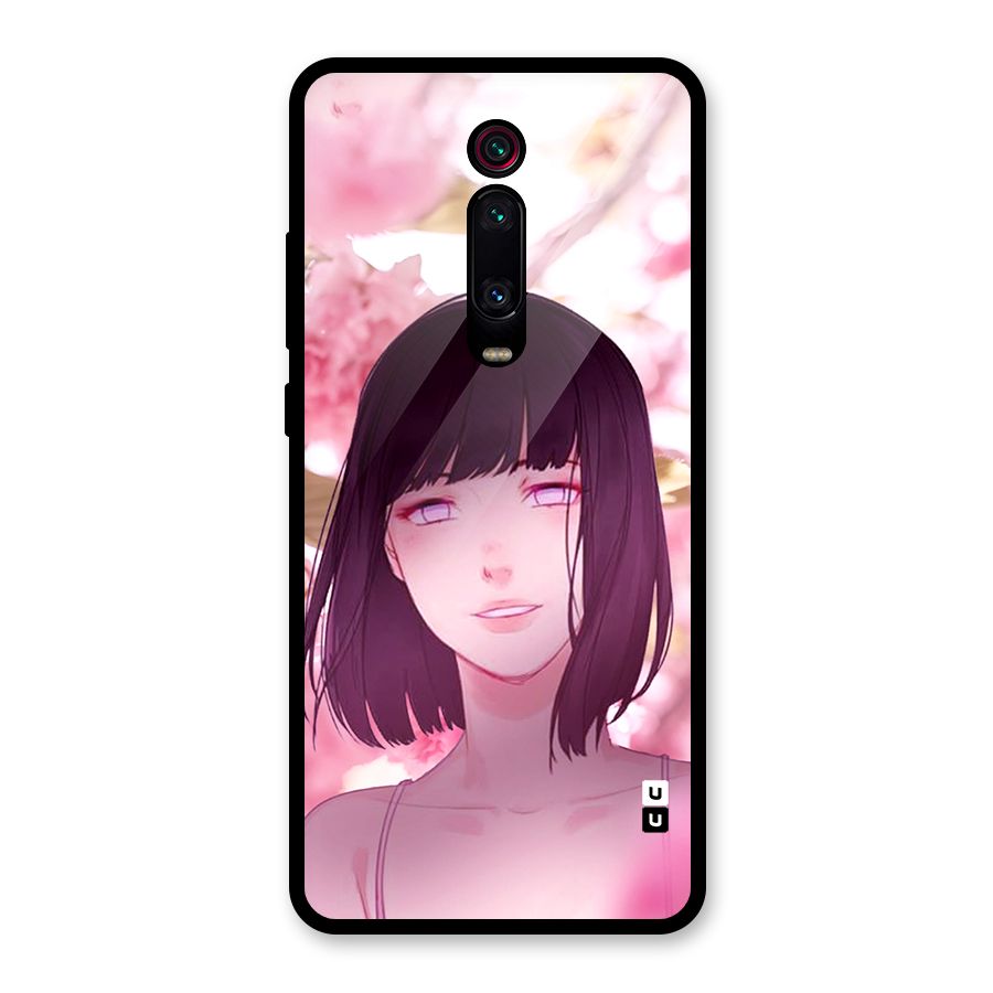 Hinata Floral Glass Back Case for Redmi K20