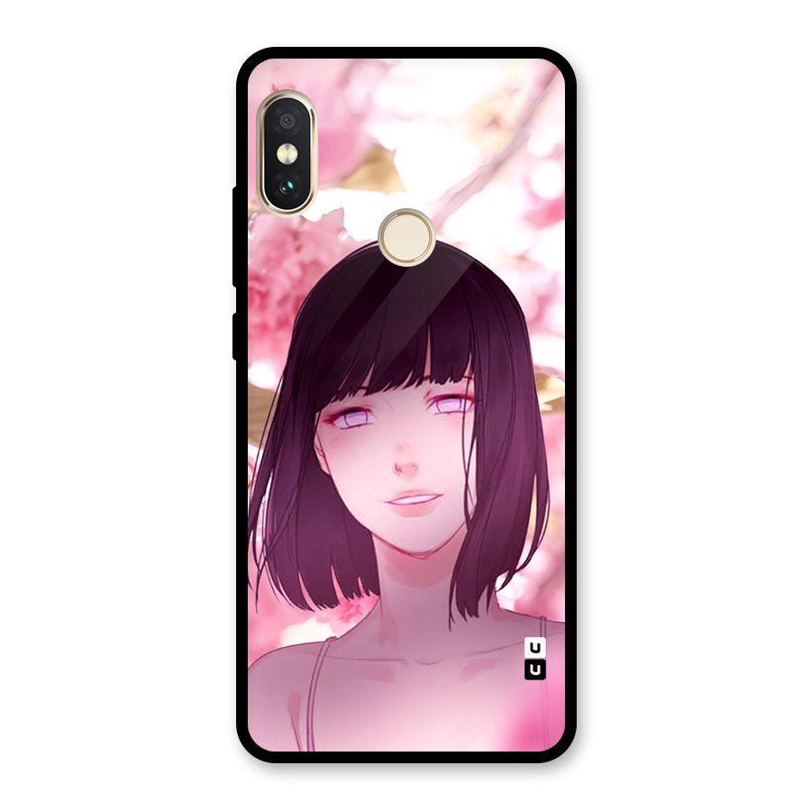 Hinata Floral Glass Back Case for Redmi Note 5 Pro